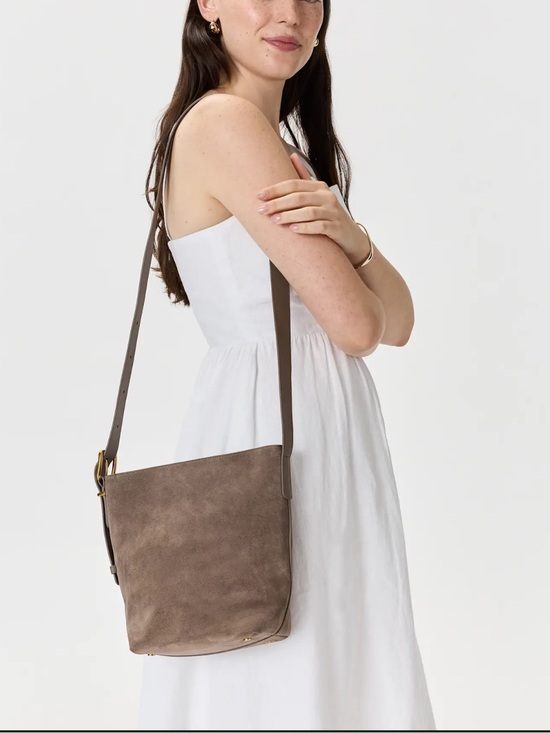 Quince Handbags - Suede bucket bag